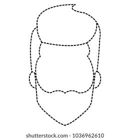 young man head avatar character