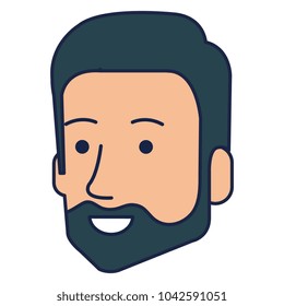 young man head avatar character