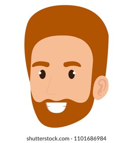young man head avatar character
