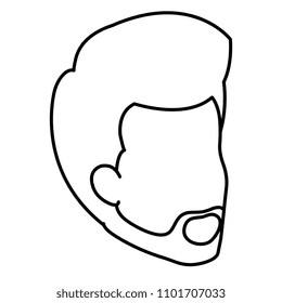 young man head avatar character