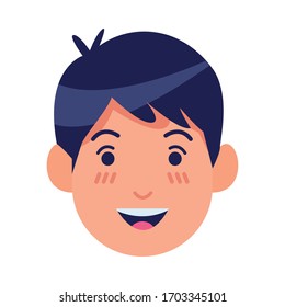 Jugendkopf Avatar Vektorillustration Illustration Design