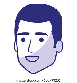 young man head avatar character