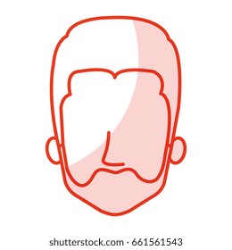 young man head avatar character
