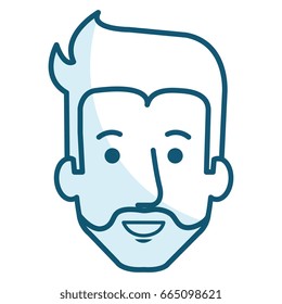young man head avatar character
