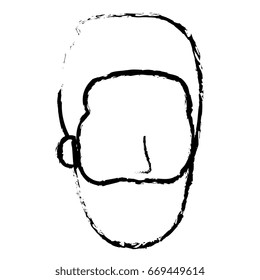 young man head avatar character