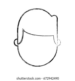 young man head avatar character