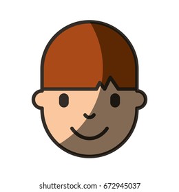 young man head avatar character