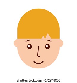 young man head avatar character