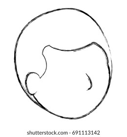 young man head avatar character