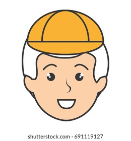 young man head avatar character