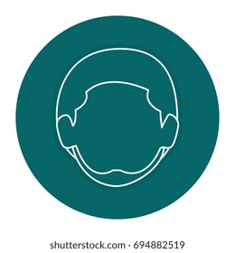 young man head avatar character