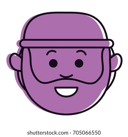 young man head avatar character