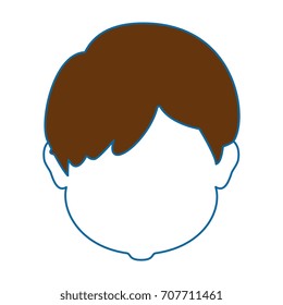 young man head avatar character