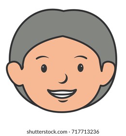 young man head avatar character