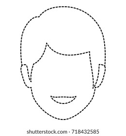 young man head avatar character