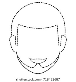 young man head avatar character