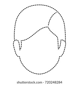 young man head avatar character