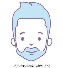 young man head avatar character