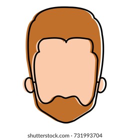young man head avatar character
