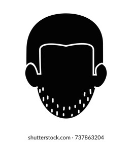young man head avatar character