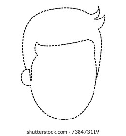 young man head avatar character