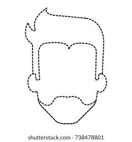 young man head avatar character