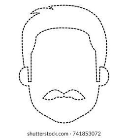 young man head avatar character