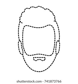 young man head avatar character