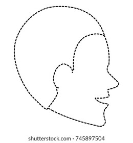 young man head avatar character