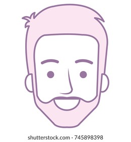 young man head avatar character