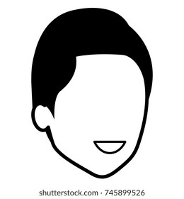 young man head avatar character