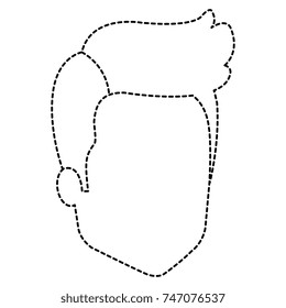 young man head avatar character