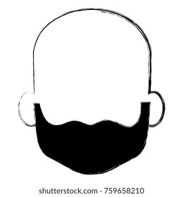 young man head avatar character