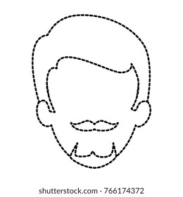 young man head avatar character