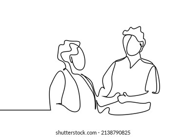 a young man helping an old woman