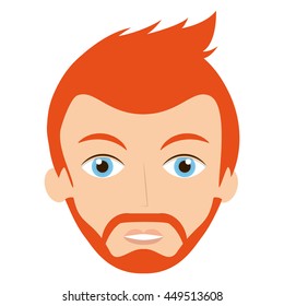 young man  isolated icon design, vector illustration  graphic 