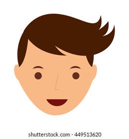 young man  isolated icon design, vector illustration  graphic 