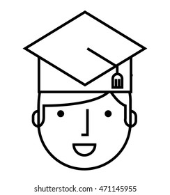 young man isolated icon vector illustration design