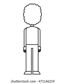 young man isolated icon vector illustration design