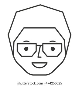 young man isolated icon vector illustration design