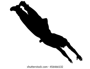 Young man in a jump on white bakground