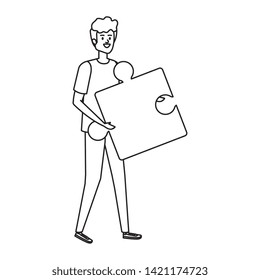 young man lifting target arrow success