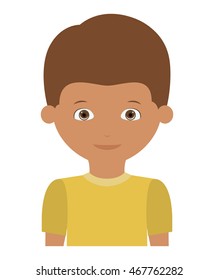 young man male isolated vector illustration design