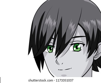 Young Man Manga Anime Stock Vector (Royalty Free) 1173351037 | Shutterstock