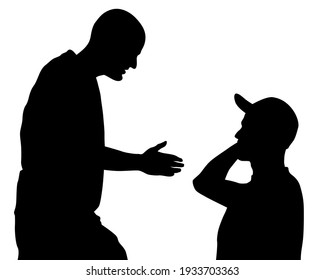 Young man with a microphone reads a rap. Stylized image on theme of hip hop