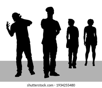 Young man with a microphone reads a rap. Stylized image on theme of hip hop