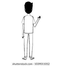 young man model avatar character
