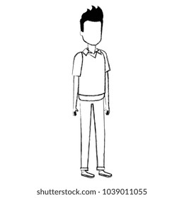 young man model avatar character