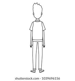 young man model avatar character