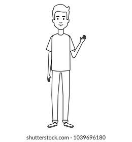 young man model avatar character